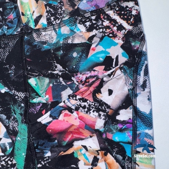 1061 lululemon Fast & Free Crop II *Nulux 19" - Size 4 - Color Crush Multi - Picture 10 of 15